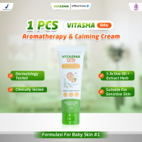 Vitasma Baby Cream - Paket 1pcs Membantu Melegakan Pernafasan Memberikan Kehangatan dan Menenangkan Bayi