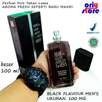 Parfum Cowok 100 Mili Tahan Lama Parfum Kalem Parfum Super kalem-Nyaman BLACK Oriy-store