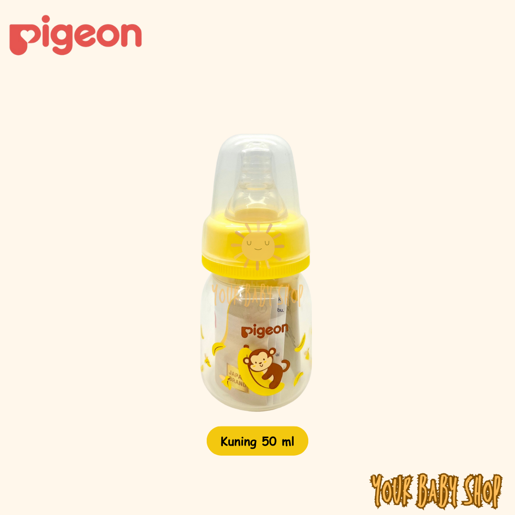Botol Dot Susu Bayi Pigeon Bundle isi 2 Slim Neck Peristaltic Ulir Newborn Baby Bottle PP BPA Free