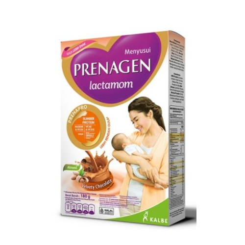 PRENAGEN LACTAMOM Nutrisi Ibu Menyusui Rasa Vanila Prancis/Almond - 180gr