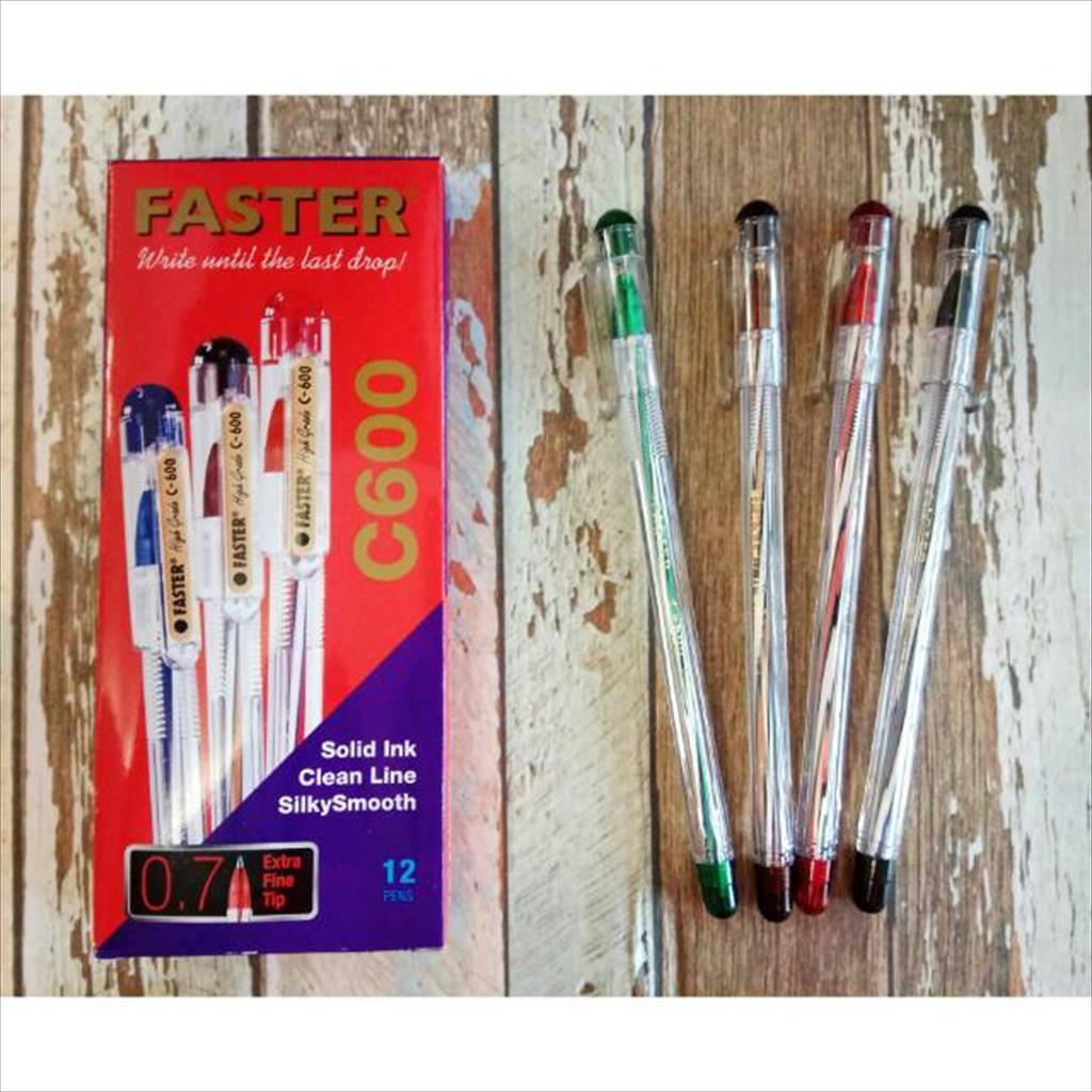Pulpen Faster C600 (12 pcs)