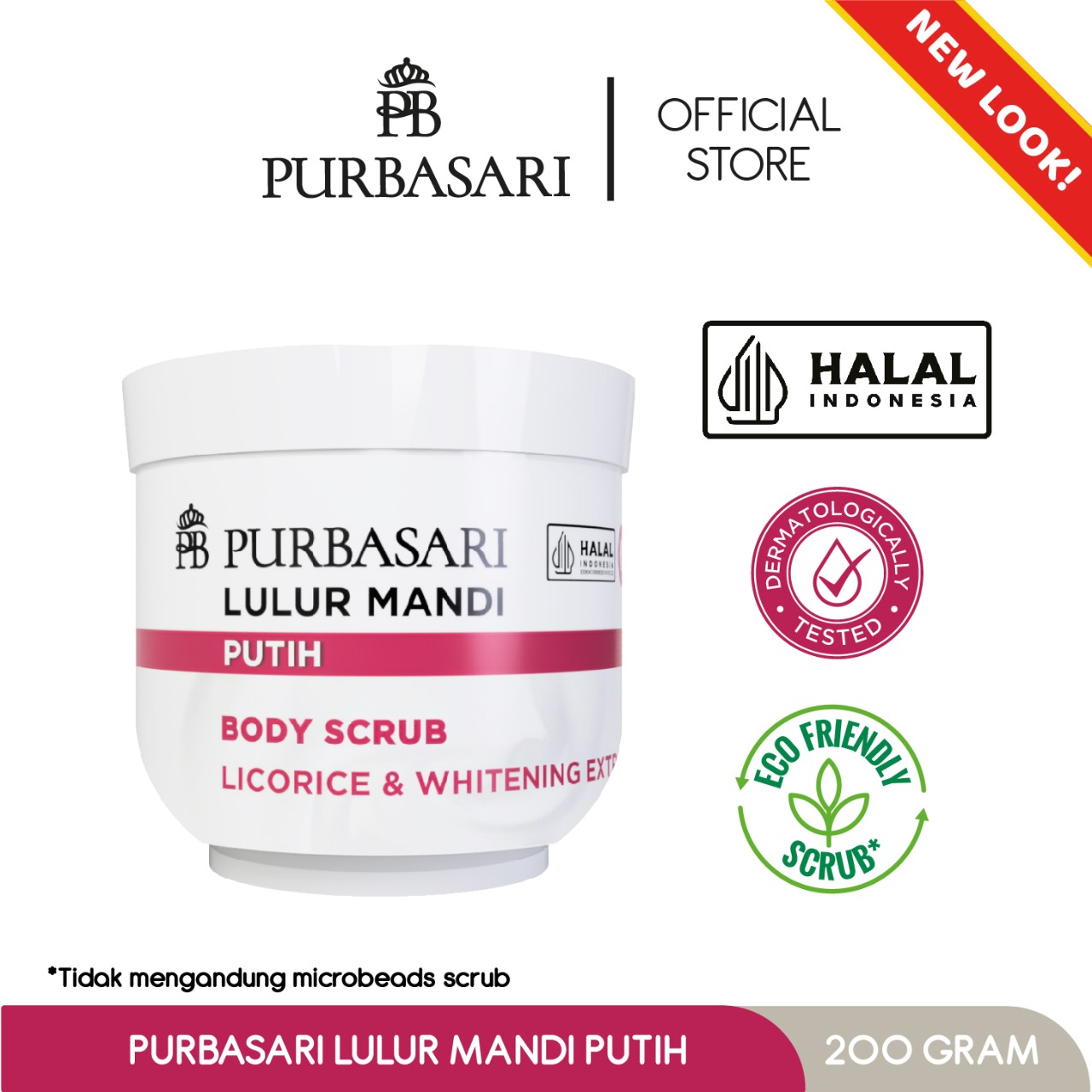 Purbasari Lulur Mandi Putih 200g