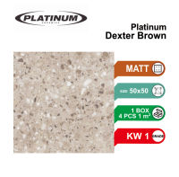 Keramik Lantai 50x50  Teras Garasi Balkon Anti Slip Tidak Licin Platinum dexter / diego / dustin 50x50