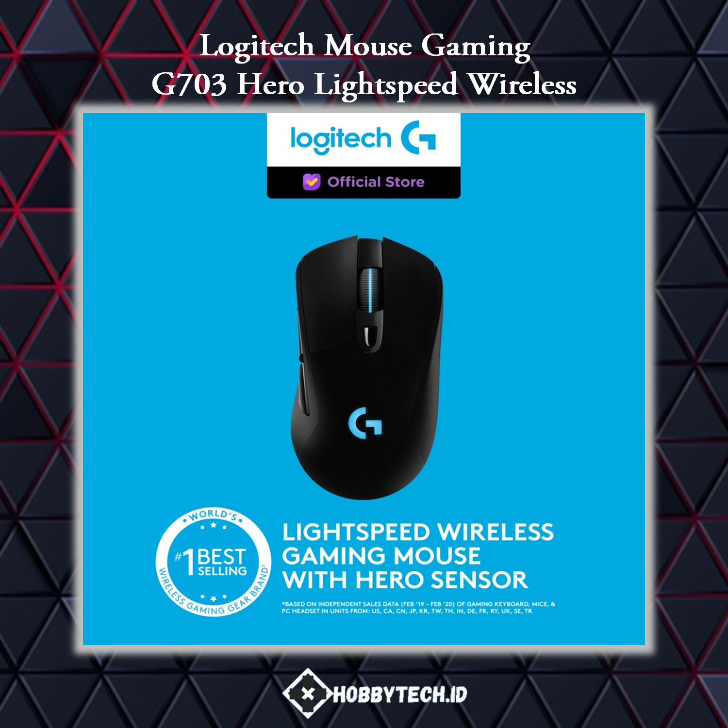Logitech-G G703 HERO Lightspeed Wireless Gaming Mouse