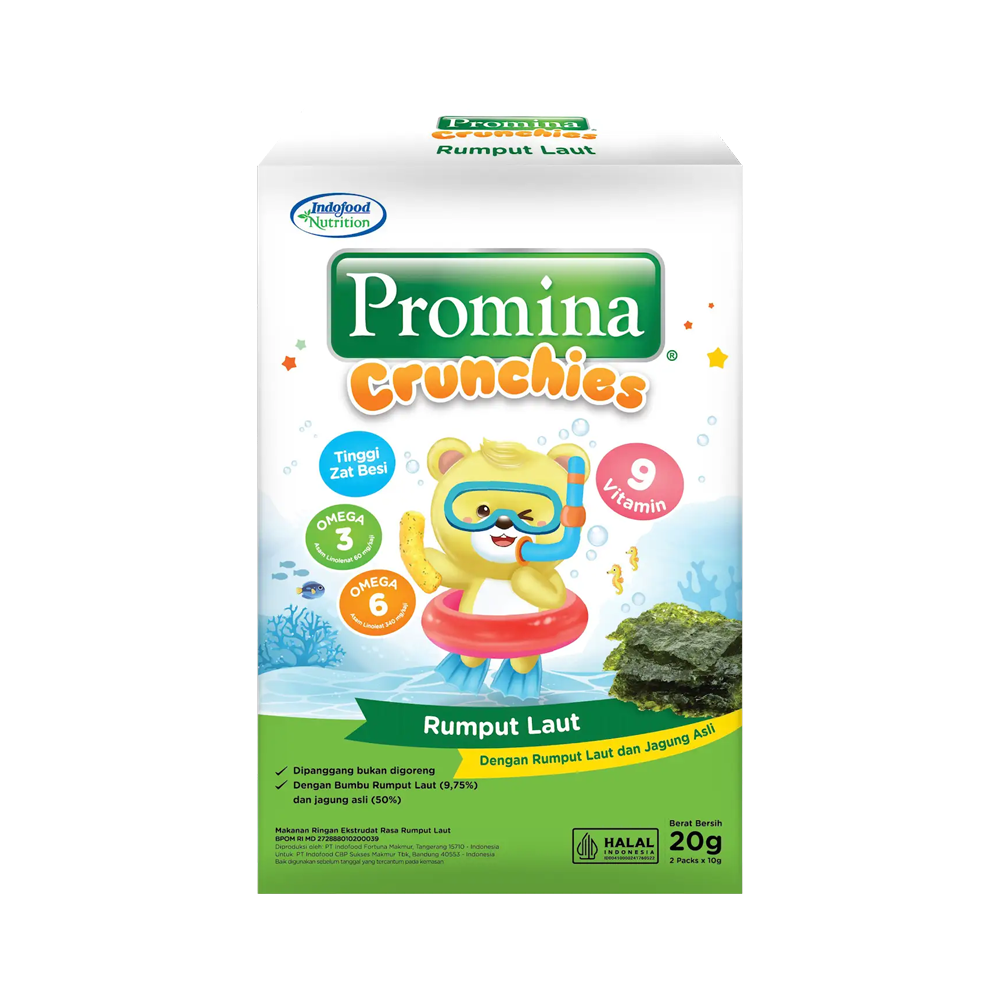 Promina Crunchies Rumput Laut 20gr