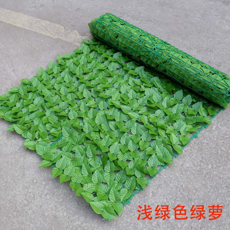 Golden Tulip Artificial Flower Daun Dekorasi Dinding Rambat Hijau Sintetis Tanaman Pagar Hias 100x300CM