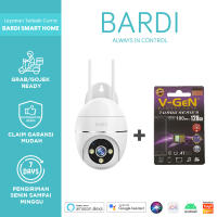 BARDI Smart IP Camera CCTV PTZ Outdoor (Lite Version) + Micro SD