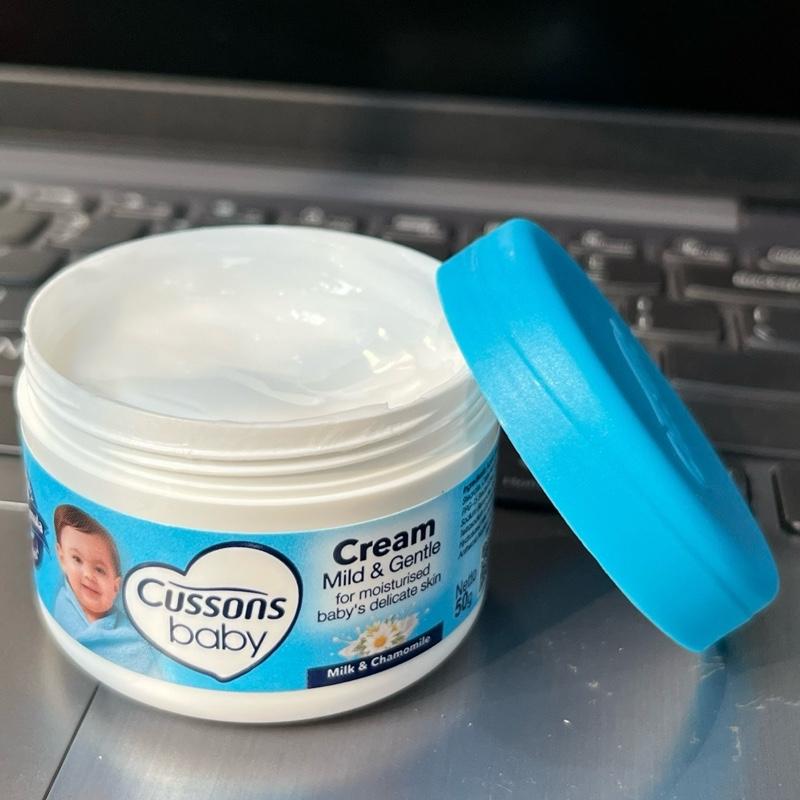 Cussons Baby Cream 50g | Dermatologically Tested Mild Formula | Krim Bayi Lembut dan Wangi Kulit Sensitif