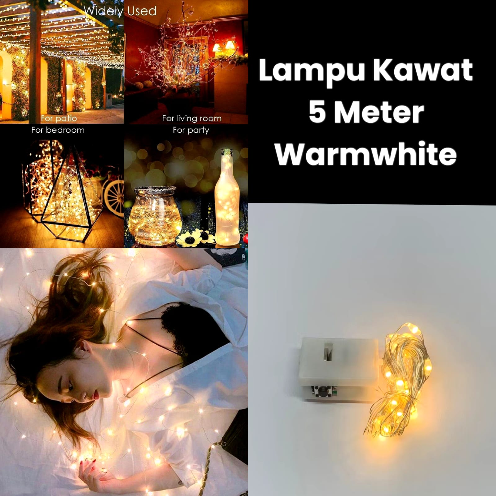Lampu Tumbrl Bintang Full Led Rainlow - Lampu Tumbler Bulan Bintang Kelap Kelip - Lampu Natal Hias AESTHETIC / Lampu Dekorasi