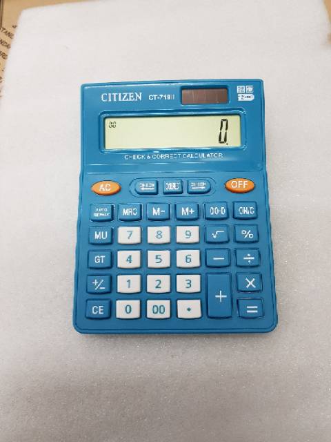 Kalkulator Citizen CT-719II 12 Digit Warna Warni