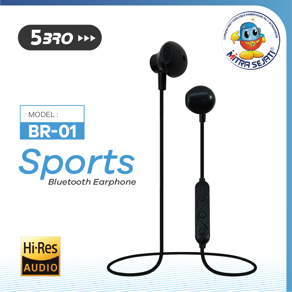 Handsfree Bluetooth 5BRO Sport BR01 -AHFBTBR015BR