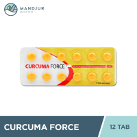 Curcuma Force 12 Tablet - Suplemen Kesehatan Hati dan Nafsu Makan