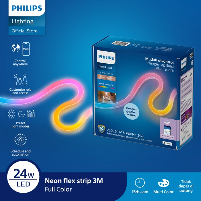 Philips Lampu Smart LED Neon Flex Strip 3M Tunable Color