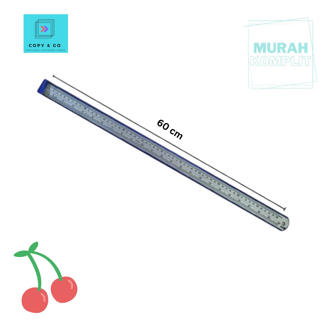 Penggaris Besi 60cm