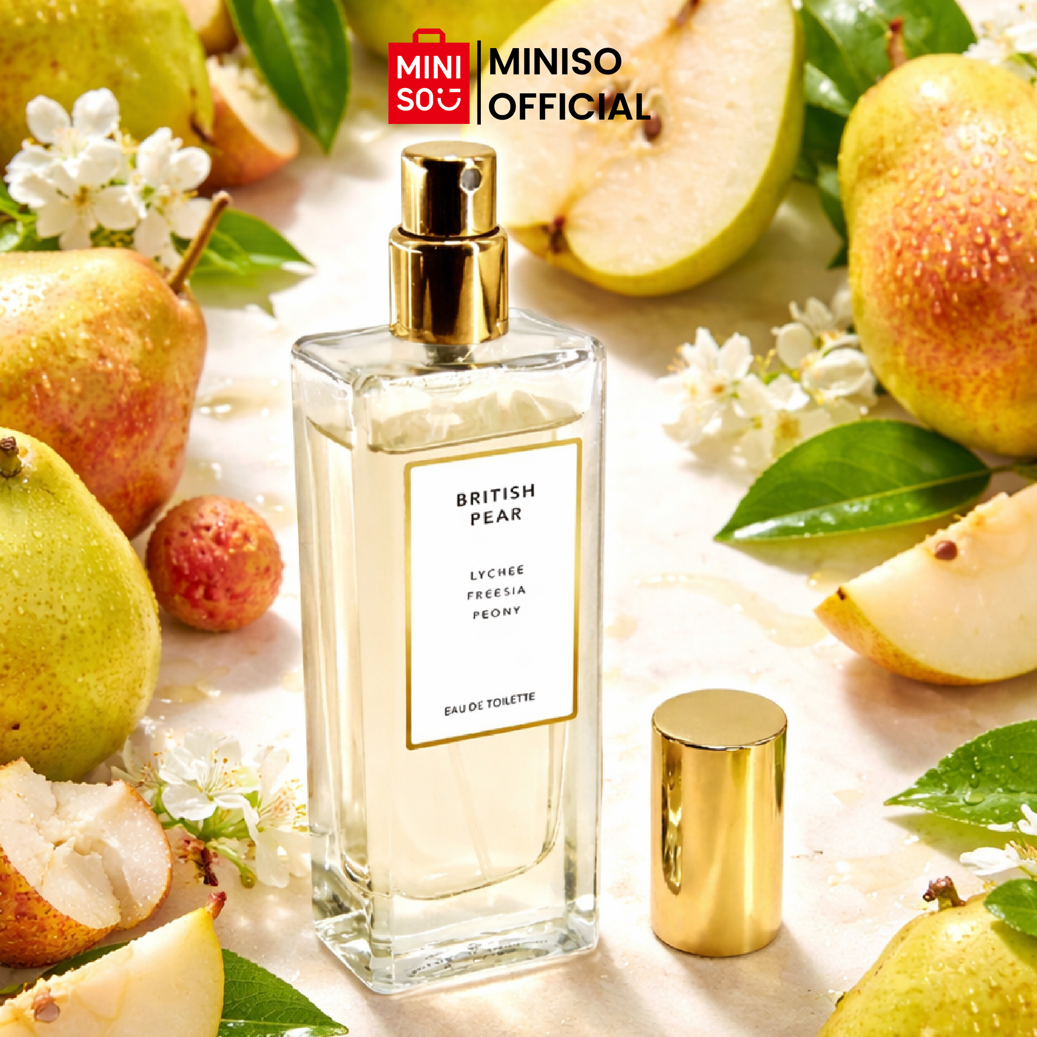 MINISO Parfum Wanita 30ml Lady Perfume EDT Wild Strawberry British Pear Tahan Lama Farfum Wanita