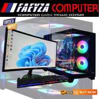 PC GAMING RAKITAN I5 10400F RAM 32GB NVME 256GB VGA GTX 1650 Monitor SAMSUNG 24INC