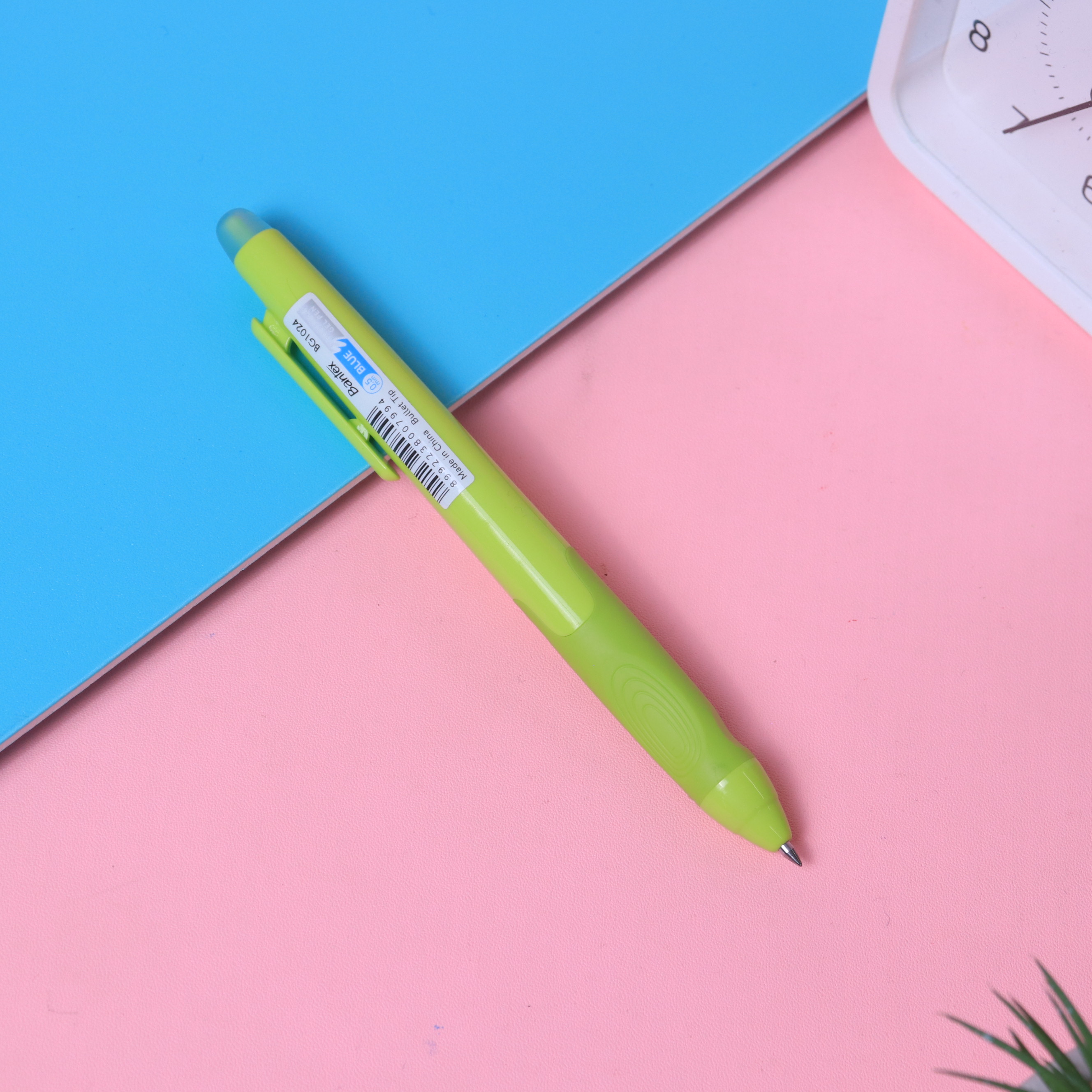 Bantex Erasable Gel Pen 0.5 mm / Pulpen Bisa Dihapus Tinta Biru Soft Grip BG1024
