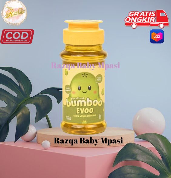 BUMBOO Oil MPASI Minyak Bahan Alami Bernutrisi Sumber Lemak & Omega 369 BB Booster Tanpa Perisa & Pengawet Tumis atau Topping razqa baby mpasi