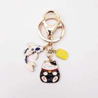 gantungan kunci jepang Lucky cat souvenir jepang gantungan tas souvenir japan King168