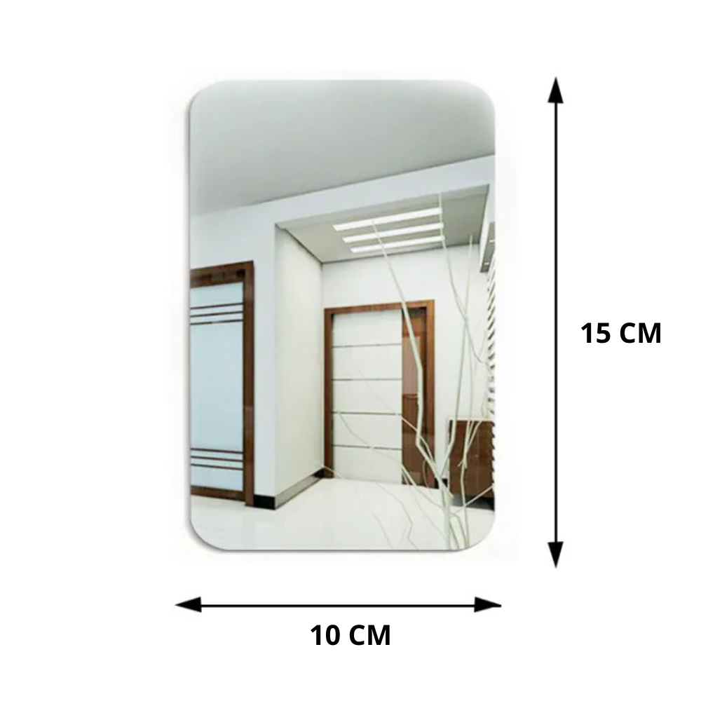 Cermin Dinding Aesthetic Bahan Akrilik Bendable Acrylic Bathroom Mirror Stiker Anti Pecah Waterproof