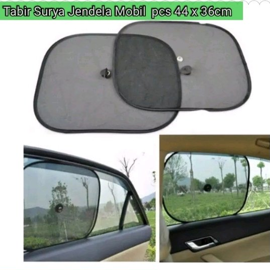 [ kemasan 2 ] Sun Shield Pelindung Jendela Mobil 44x36cm