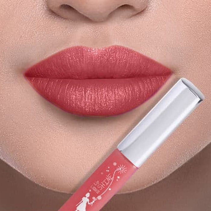 Emina Lip Shine 4,5 ml  - Lip Gloss -  Warna ( BUTTERY NUDE - WINE BERRY - CARNATION PINK - CERISE RED )
