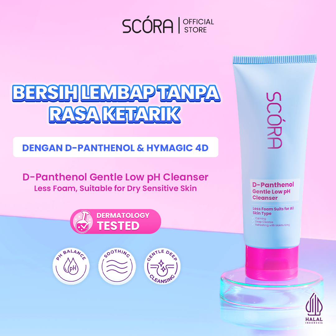 [Exclusive] SCORA D-Panthenol Gentle Low pH Cleanser Sabun Cuci Muka Sensitive Skin Friendly