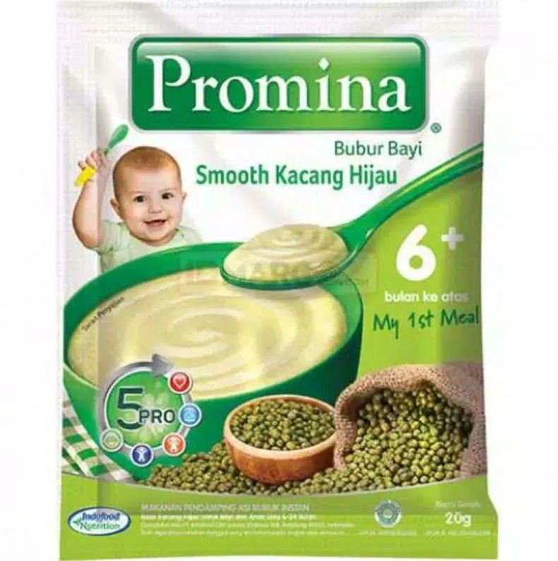 Promina Bubur Bayi 6+ 1 Renceng 8 Sachet 20 gr Bubur Bayi Instant 6+ Bulan
