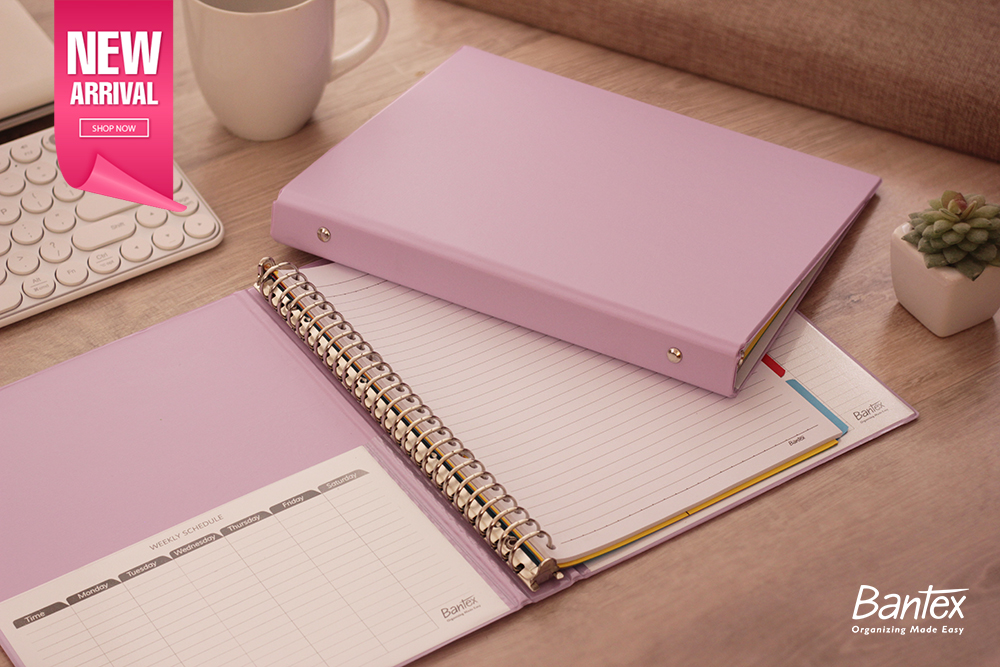 Bantex Multiring Binder 26 Ring 25mm B5 Light Lilac 1326 24