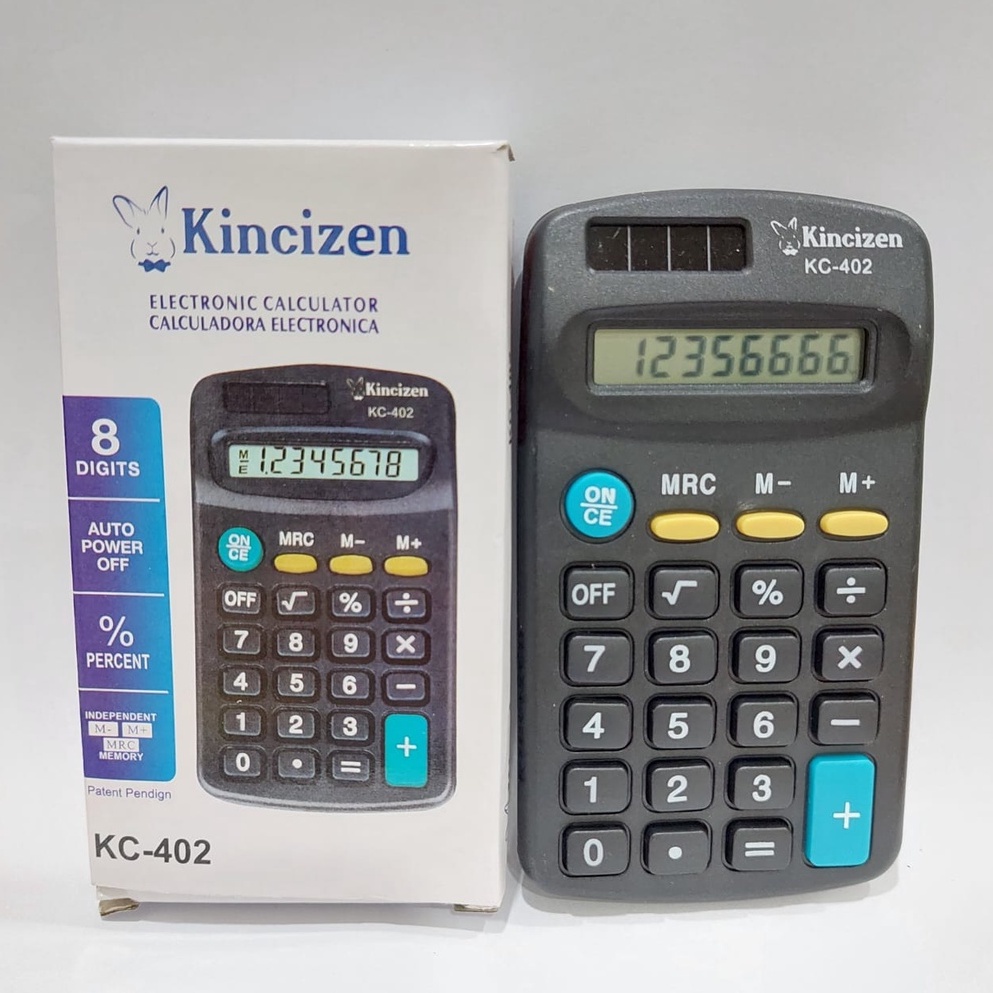 KALKULATOR MINI KC-402 8 DIGIT CT-402 KINCIZEN KC-402 CITIZEN CT-402