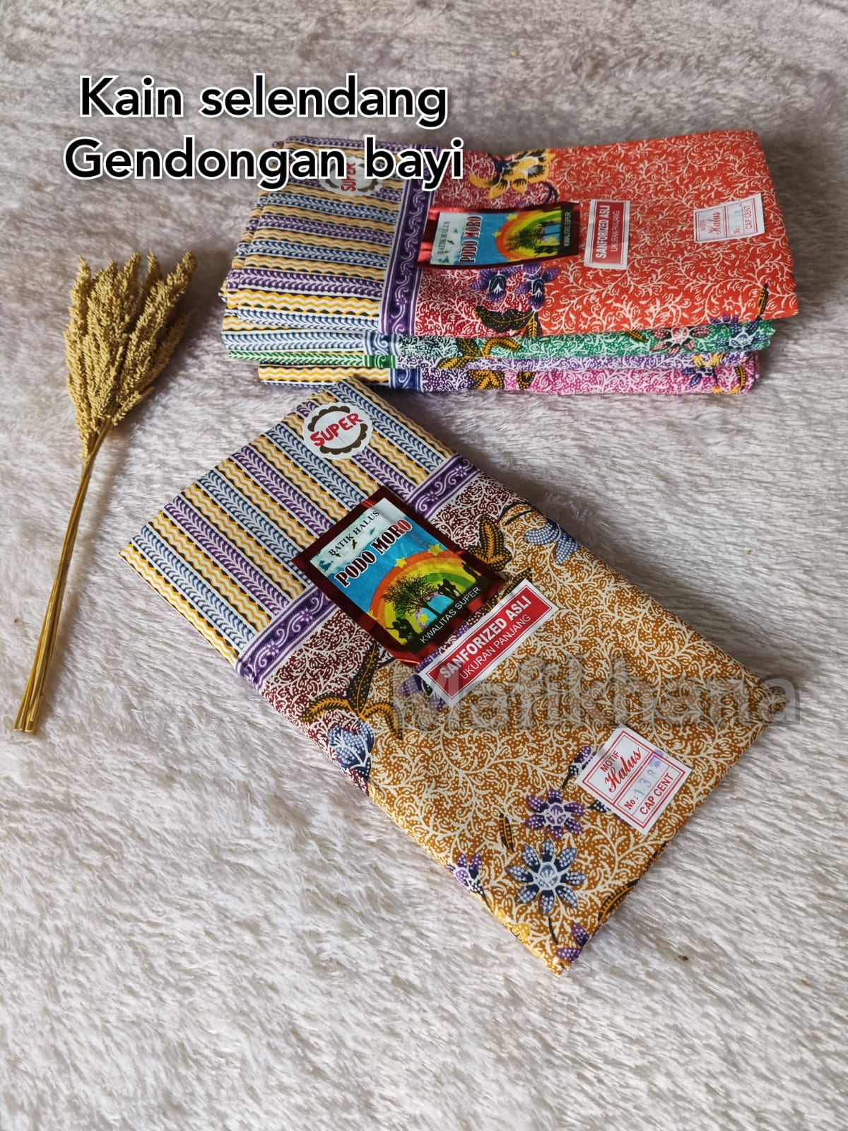 kain selendang gendongan bayi cap podomoro / selendang batik / gendongan batik / gendongan bayi / selendang gendong