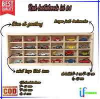 Rak hotwheels /Rak hotwheels kayu palet tanpa tutup/ rak hotwheels jati belanda /  rak hot wheels isi 24 / Rak Hotwheels murah