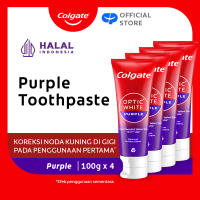 Colgate Optic White Purple Toothpaste Pasta Gigi Ungu Optic White Multipack Isi 4 - Efektif membantu mencerahkan dan memutihkan gigi anda dengan purple color corrector pada penggunaan pertama