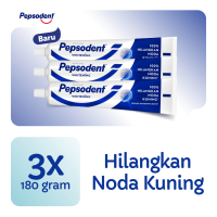 Pepsodent Pasta Gigi Complete 8 Plus Whitening Toothpaste 3x180gr