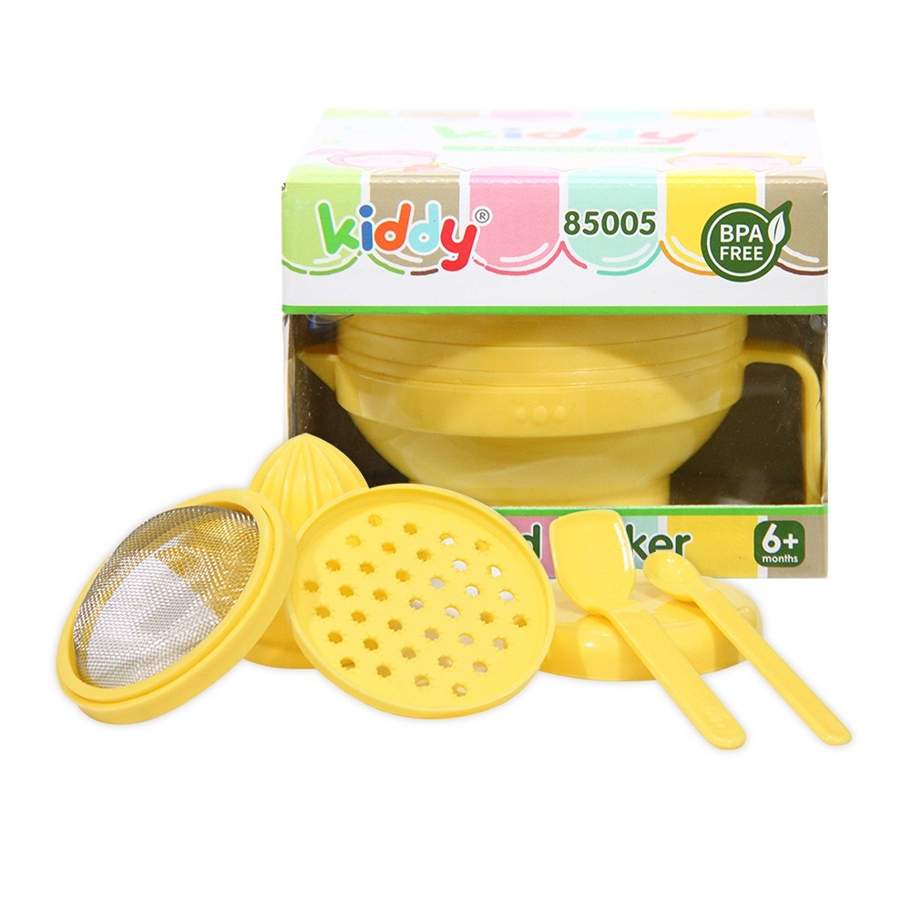 Kiddy Baby Food Maker Set 7 in 1 Pack - Alat makan bayi mpasi / saringan mpasi / peralatan mpasi / mangkok bayi