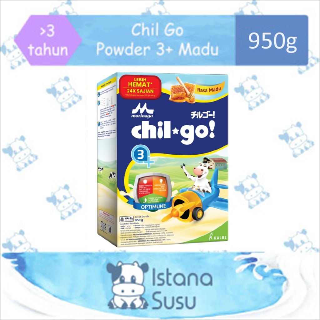 Chil Go Powder 3+ Madu 950 gr