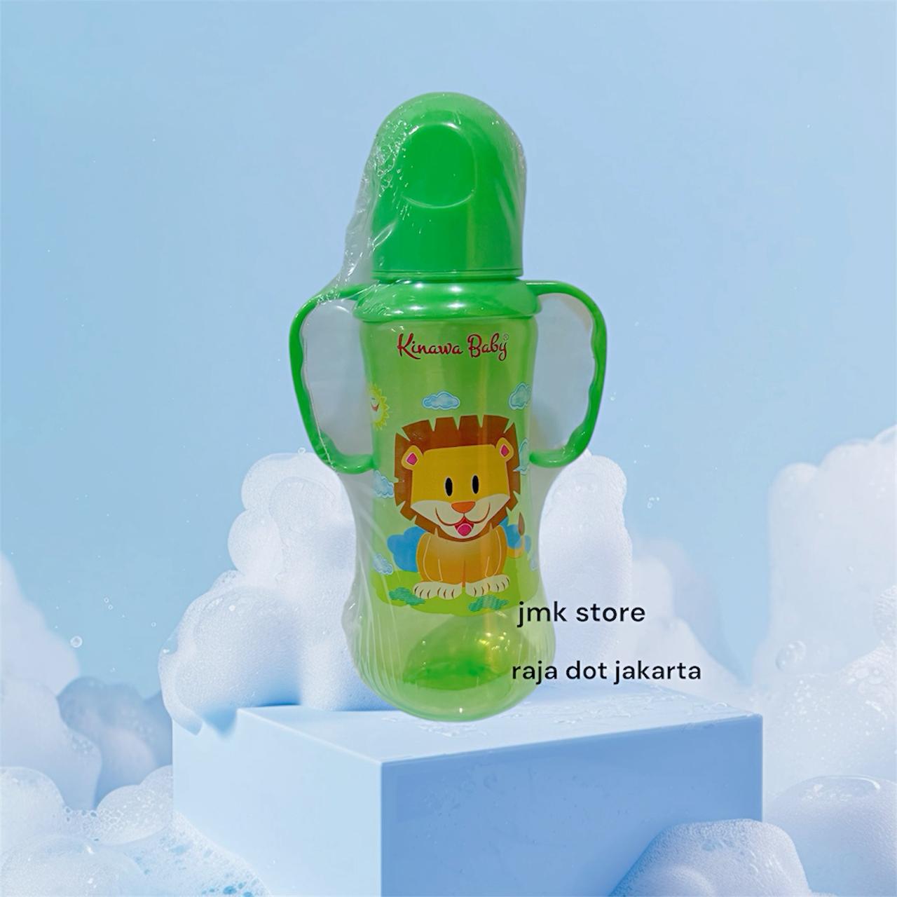 Kinawa baby botol susu warna 125ml atau 250ml dengan gagan bpa free dan warna lucu
