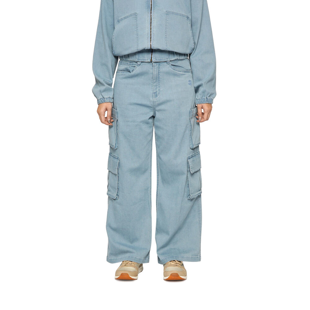 WS BREE DENIM CARGO PANTS