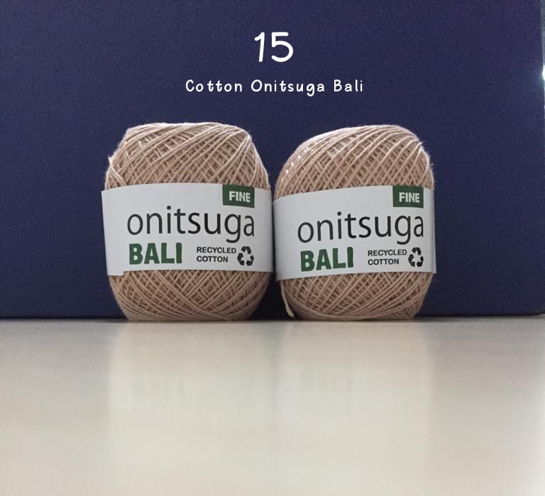 BENANG RAJUT COTTON ONITSUGA BALI / ONITSUGA / BENANG RAJUT KATUN
