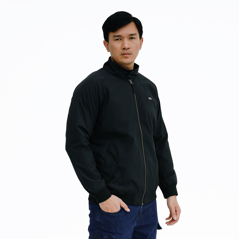 910006794 BOULDER HARRINGTON JACKET - BLK