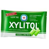 Lotte Xylitol Renceng Isi 10 x 87gr Permen Karet Bebas Gula Jeruk Nipis Mint Fresh Mint Blueberry Mint Permen Sugar Free Snack Cemilan Anak Halal