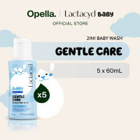 Lactacyd Baby Gentle Care 2in1 Body Wash and Hair Shampoo 5x60mL – Sabun Bayi Melindungi Kulit Bayi dari Iritasi