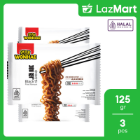 [Paket isi 3] Wonhae Black Fried Ramyun 125gr