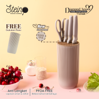 STEIN Diamond Amour Holder Knives 6in1- Pisau Set + Holder