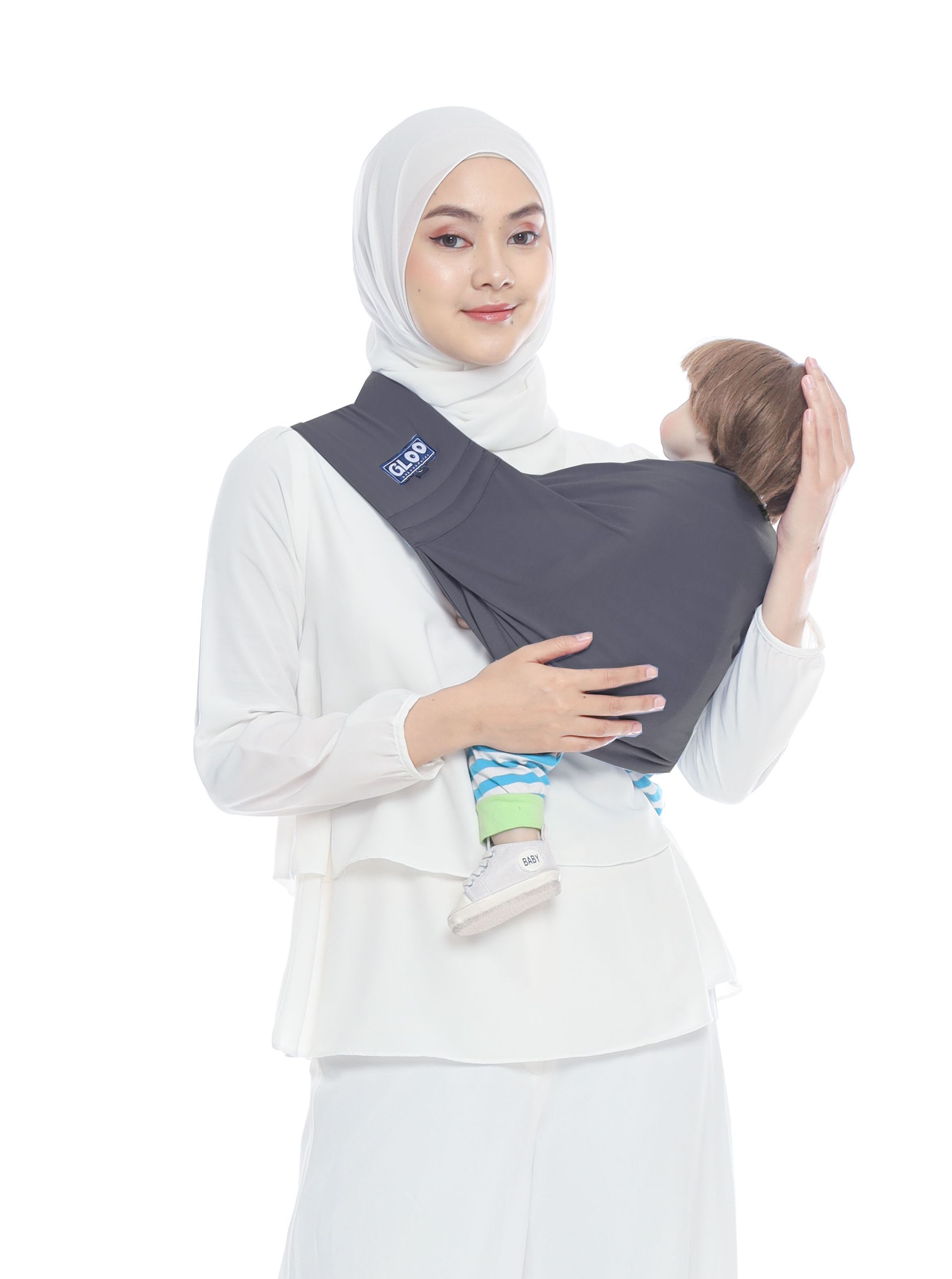 Gendongan Bayi Samping Instan Geos Busa Gen Two Premium GLOO BABY N KIDS