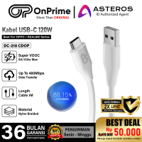 ONPRIME Kabel Data USB Type C For OPPO REALME SUPER VOOC 33W 45W 65W 80W 90W -120W Max