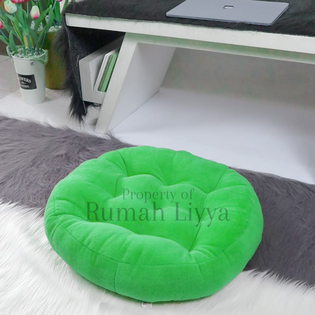 RumahLiyya Cushion Ball - Alas Bantal Duduk Bulat Jumbo - Bantal Duduk Santai Lesehan