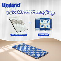 Uniland Kasur Lipat 90x200 Bonus Tas Kasur - Busa Gulung Lantai Travel
