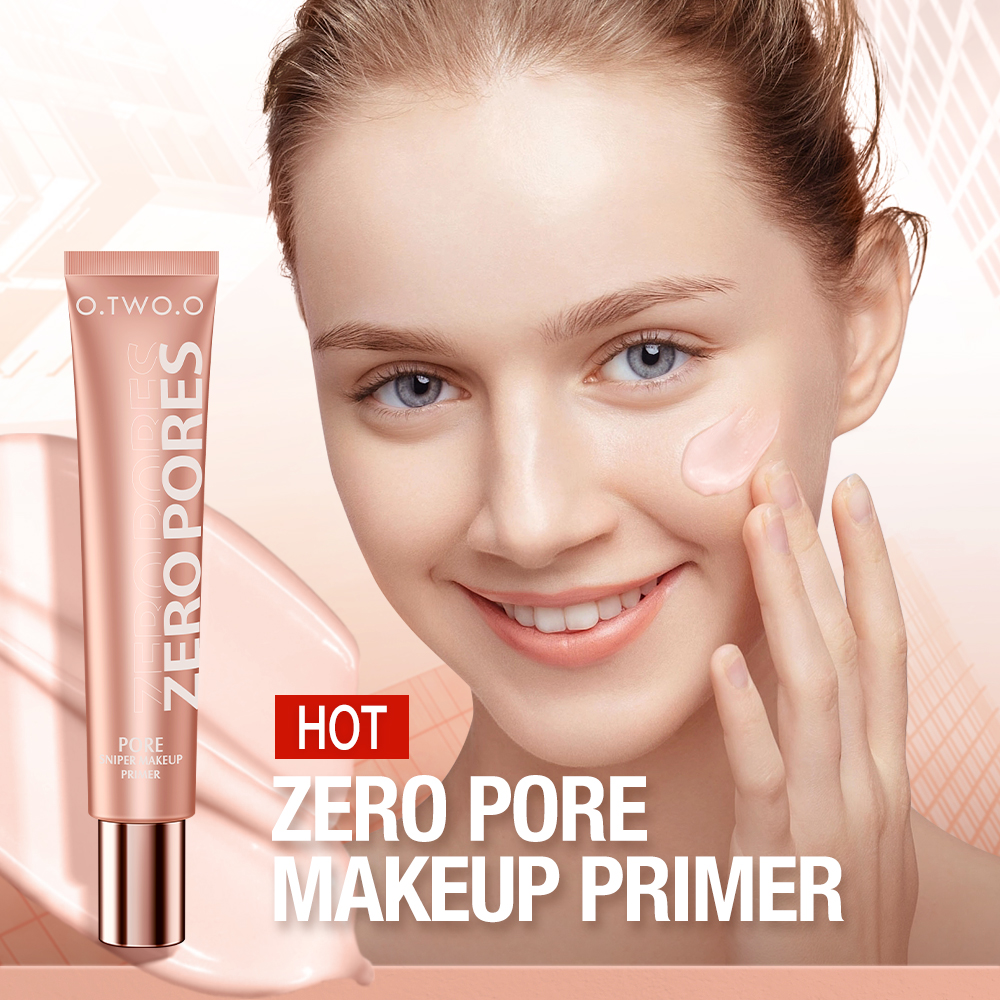 O.TWO.O Pore Invisible Primer Cream Bedak Tahan Air Dan Keringat Oil Control Soft Matte Focus Bas...