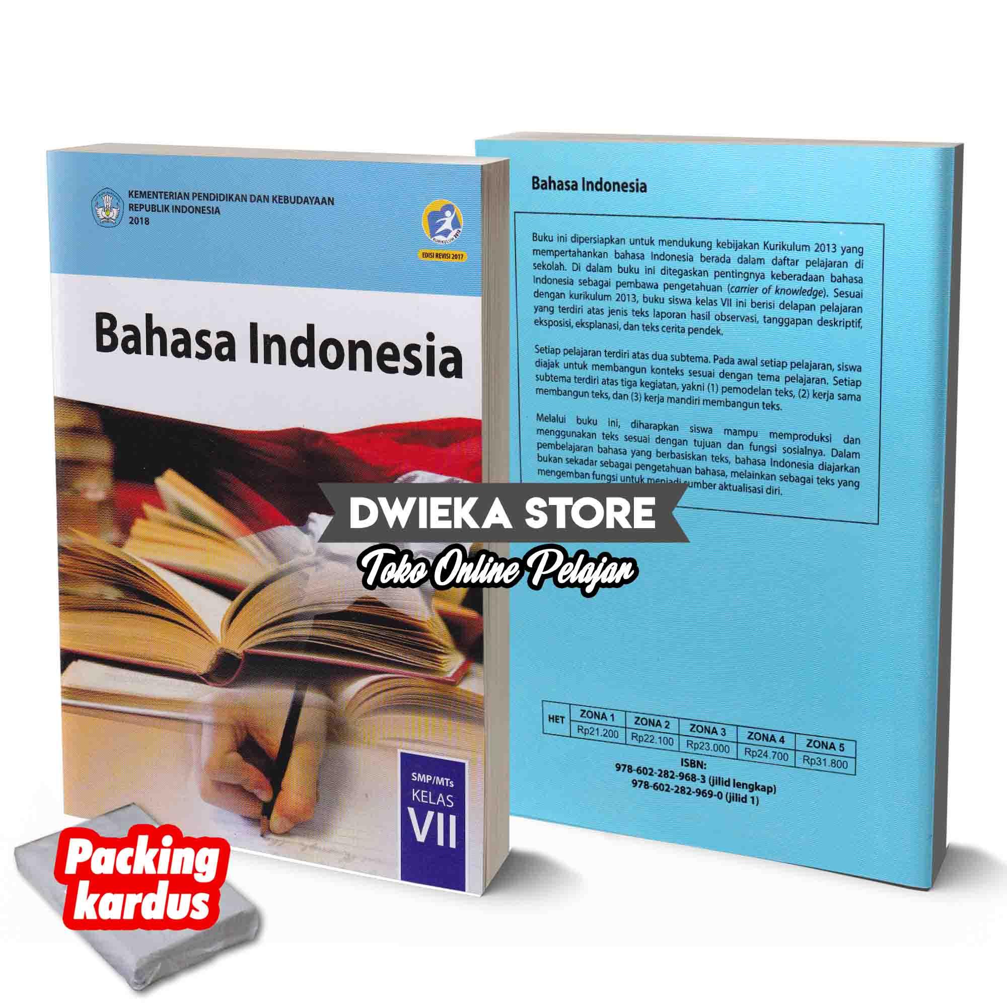 Buku Siswa Bahasa Indonesia SMP Kelas 7 Kurikulum 2013 Edisi Revisi 2017